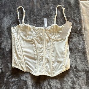 Cream colored corset